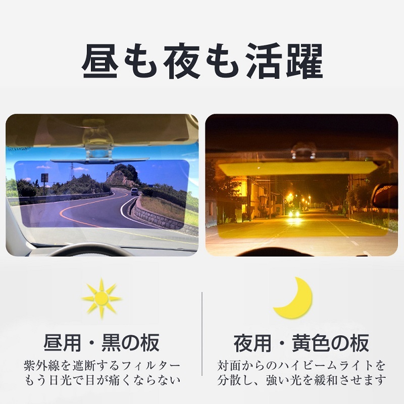 カーサンバイザー S M 車 サンバイザー 日よけ サンシェード フロントガラス 偏光 遮光 夜間 両用 西日 眩しい 霧 黄色 黒 軽自動車 普通車 中 小 Car 1007 Petit Planet Yahoo 店 通販 Yahoo ショッピング 일본구매대행 직구 바이박스