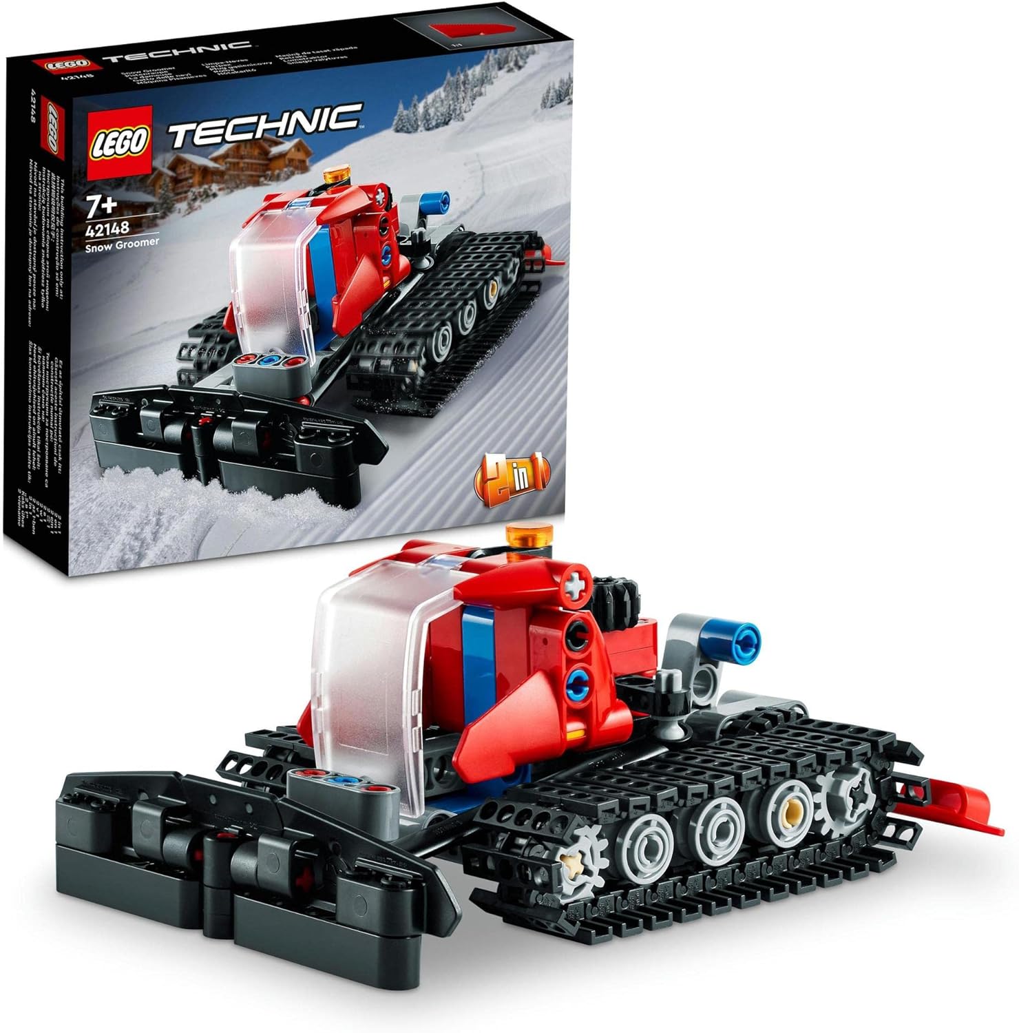 LEGO TECHNIC レゴ テクニック スキー場の除雪車 42148 2in1 スノー 