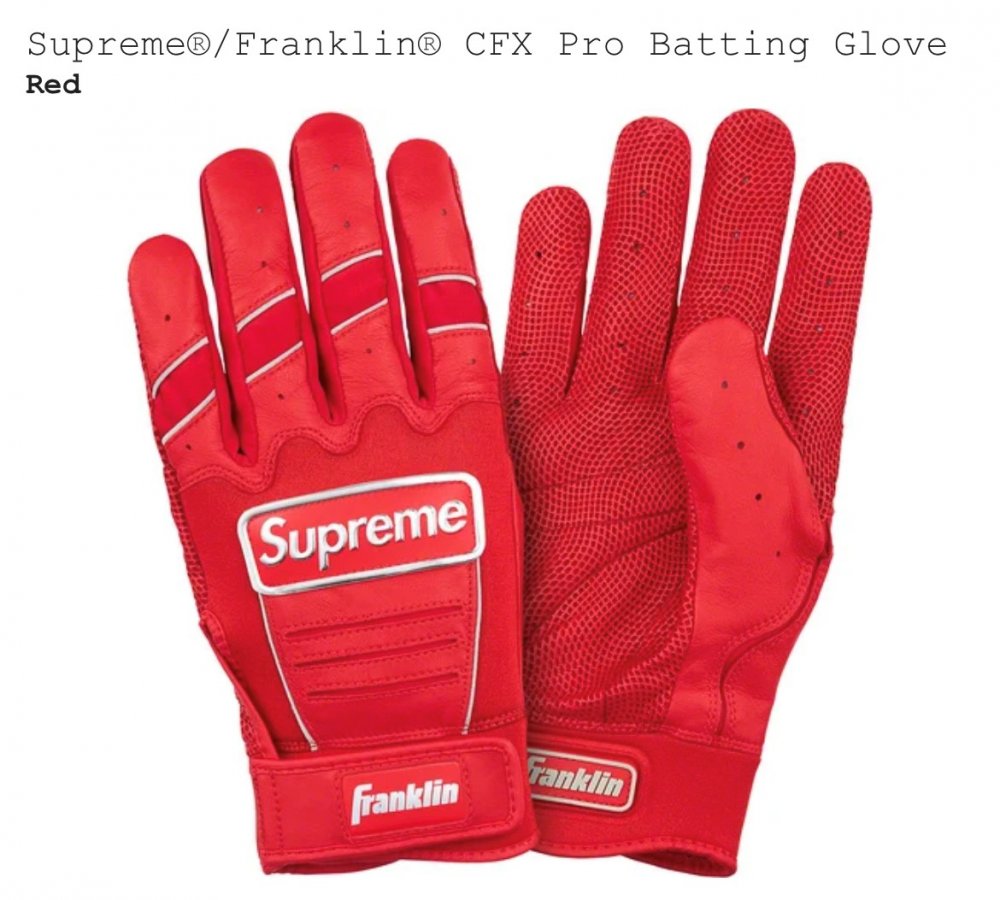 SUPREME (슈프림)] Supreme Franklin CFX Pro Batting Glove 배팅 글로브 사이즈:XL  :0747-004858:Re-Advance Yahoo!가게 - 통판 - Yahoo!쇼핑