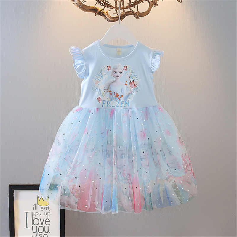 新作 ディズニー アナと雪の女王 エルサ柄ワンピース フレア 半袖 ガールズ 子供服 プリンセス Kids190 セブンシーズファッション 通販 Yahoo ショッピング 일본구매대행 직구 바이박스