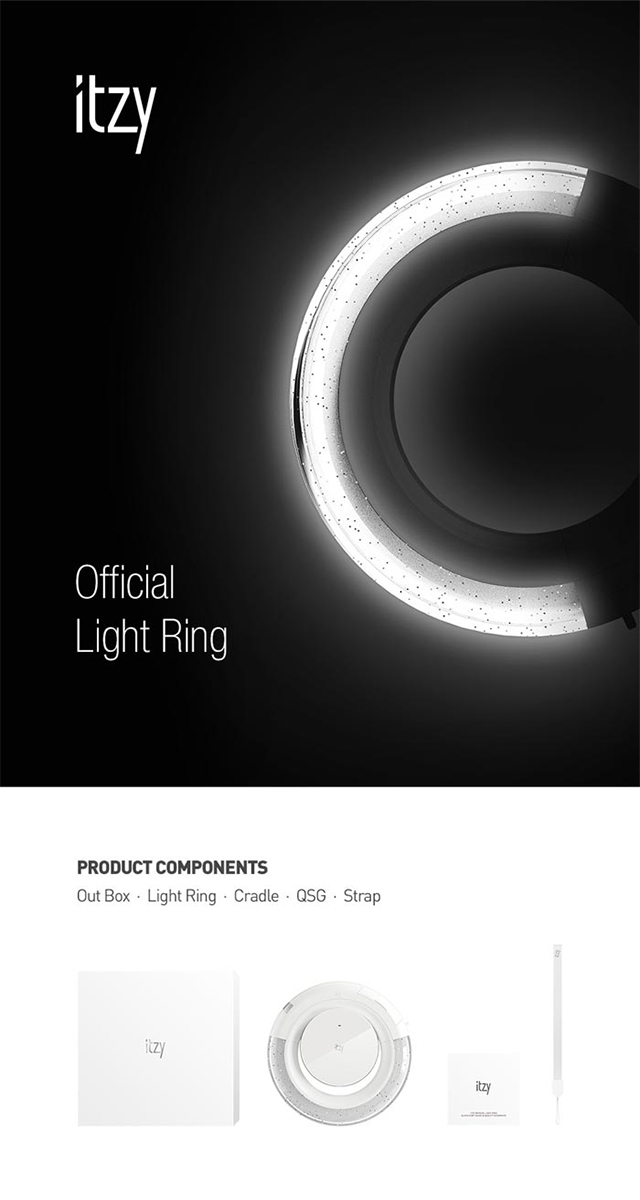 世界的に ITZY OFFICIAL LIGHT RING 公式ペンライト ライトリング