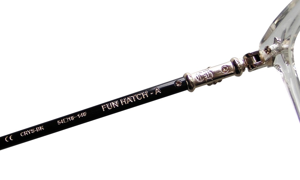 acrobaticnymphets CHROME HEARTS FUN HATCH - A 54-18-148 CRYSTAL Black-18K Gold Plated クロムハーツ  アイウェア 眼鏡 : fg1es : SKYTREK - 通販 - Yahoo!ショッピング - 일본구매대행 직구 재팬스타일