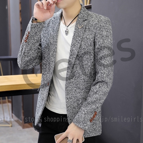 メンズ ジャケット ブレザー テーラード 秋冬 オフィスカジュアル きちんと感 通勤 通学 かっこいい カジュアル 大きいサイズ 4l 3l 5l Fif Ceres Store 通販 Yahoo ショッピング 일본구매대행 직구 온재팬