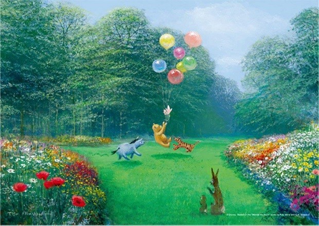 ジグソーパズル 1000ピース ディズニー くまのプーさん レスキュイング