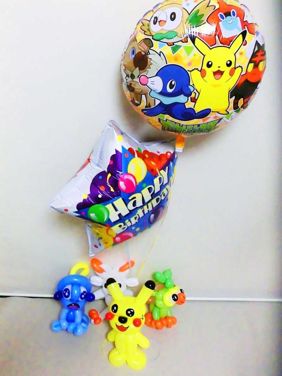 ヒバニー ピカチュウとポケットモンスター バースデーバルーン バルーンアート 309yho バルーンショップtoy トーイ 通販 Yahoo ショッピング 일본구매대행 직구 위시박스