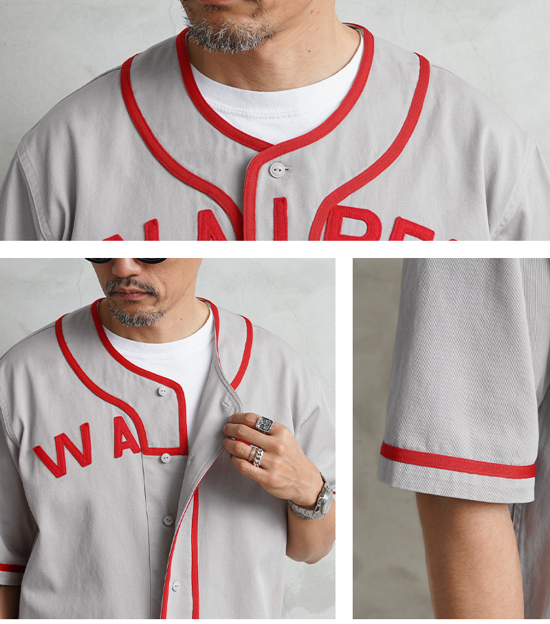 BASEBALL SHIRT ベースボールシャツ WAIPER.inc　ワイパー WAIPER.inc ワイパーインク BASEBALL SHIRT ベースボールシャツ