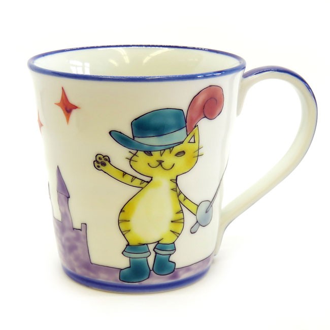 おしゃれ 陶器 ブランド 九谷焼 高級 マグカップ 長靴をはいた猫 K6 0869 和座倶楽部 通販 Yahoo ショッピング 일본구매대행 직구 재팬스타일