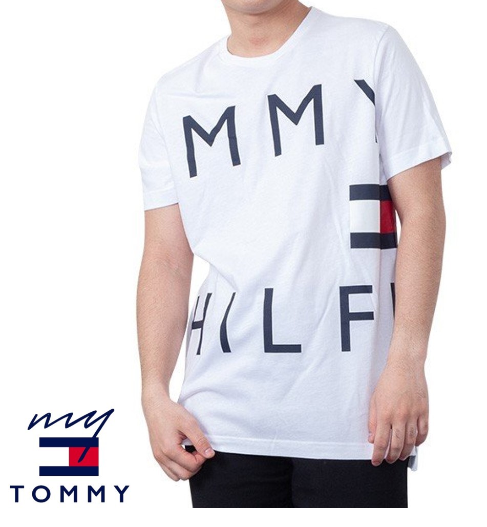 トミーヒルフィガー Tommy Hilfiger Tシャツ 半袖 メンズ ロゴ ビッグロゴ 英字 シンプル クルーネック 09t3334 100 白 ホワイト 09t3334 Y Sモール 通販 Yahoo ショッピング 일본구매대행 직구 재팬스타일